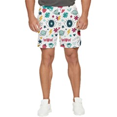 Wallpaper-love-eye Men s Runner Shorts