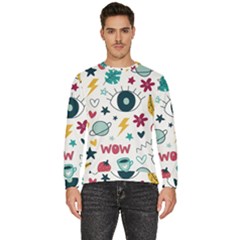 Wallpaper-love-eye Men s Fleece Sweatshirt