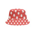 Polka-dots-red White,polkadot Bucket Hat (Kids) View1