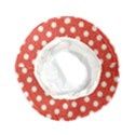 Polka-dots-red White,polkadot Bucket Hat (Kids) View3