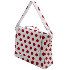 Polka-dots-white Red Box Up Messenger Bag by nateshop