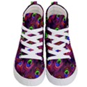 Peacock-feathers Kids  Hi-Top Skate Sneakers View1