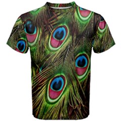 Peacock-army Men s Cotton Tee by nateshop