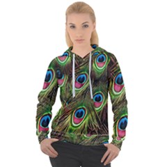 Peacock-army Women s Overhead Hoodie by nateshop