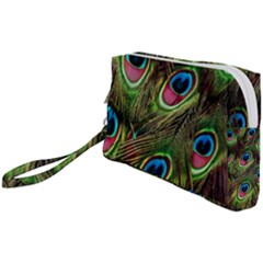 Peacock-army Wristlet Pouch Bag (small) by nateshop