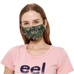 Peacock-army Crease Cloth Face Mask (adult) by nateshop