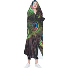 Peacock-army Wearable Blanket by nateshop