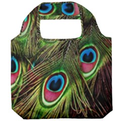 Peacock-army Foldable Grocery Recycle Bag