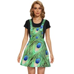 Peacock-green Apron Dress by nateshop