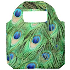 Peacock-green Foldable Grocery Recycle Bag