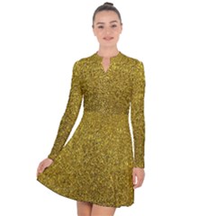 Glitter Long Sleeve Panel Dress by nateshop