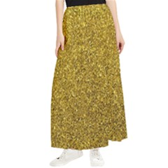 Glitter Maxi Chiffon Skirt by nateshop