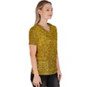 Glitter Women s V-Neck Scrub Top View3