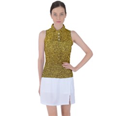 Glitter Women s Sleeveless Polo Tee