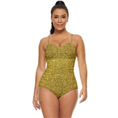 Glitter Retro Full Coverage Swimsuit