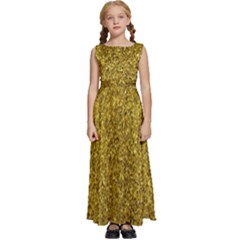 Glitter Kids  Satin Sleeveless Maxi Dress