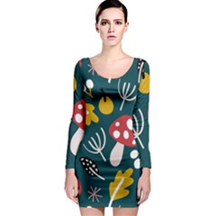 Autumn,mold Long Sleeve Bodycon Dress by nateshop