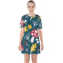 Autumn,mold Sixties Short Sleeve Mini Dress View1