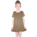 Background-chevron Chocolate Kids  Simple Cotton Dress View1