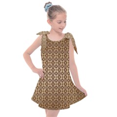 Background-chevron Chocolate Kids  Tie Up Tunic Dress by nateshop