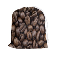 Black Coffe Drawstring Pouch (2xl) by nateshop