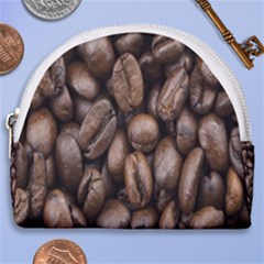 Black Coffe Horseshoe Style Canvas Pouch by nateshop