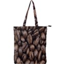 Black Coffe Double Zip Up Tote Bag View1