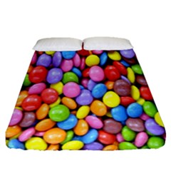 Candy Fitted Sheet (queen Size) by nateshop