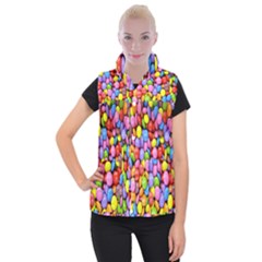 Candy Women s Button Up Vest by nateshop