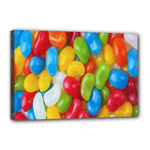 Candy-ball Canvas 18  X 12  (stretched) by nateshop