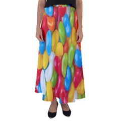 Candy-ball Flared Maxi Skirt by nateshop