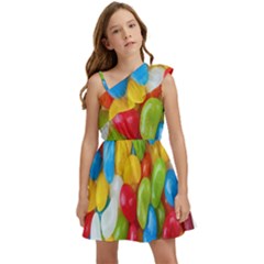 Candy-ball Kids  One Shoulder Party Dress by nateshop