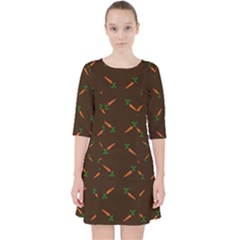 Carrots Quarter Sleeve Pocket Dress by nateshop