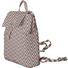 Chevron-gray Buckle Everyday Backpack by nateshop