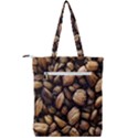 Coffe Double Zip Up Tote Bag View2