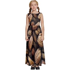 Coffe Kids  Satin Sleeveless Maxi Dress by nateshop