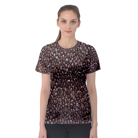 Coffee-beans Women s Sport Mesh Tee by nateshop