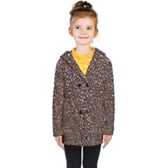 Coffee-beans Kids  Double Breasted Button Coat