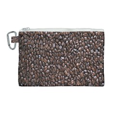 Coffee-beans Canvas Cosmetic Bag (large) by nateshop