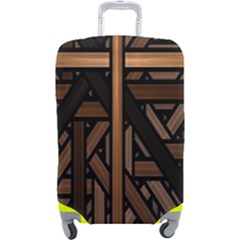 Fractal-dark Luggage Cover (large) by nateshop