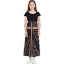 Fractal-dark Kids  Flared Maxi Skirt View1