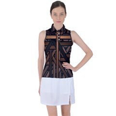 Fractal-dark Women s Sleeveless Polo Tee by nateshop