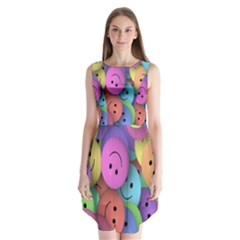 Smilie Sleeveless Chiffon Dress   by nateshop