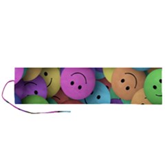 Smilie Roll Up Canvas Pencil Holder (l) by nateshop