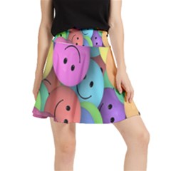 Smilie Waistband Skirt by nateshop