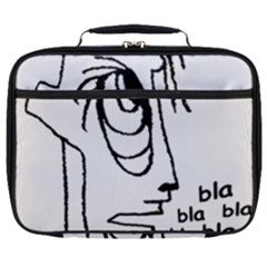 Cartoon Head Talking Drawing Tshrt Full Print Lunch Bag by dflcprintsclothing