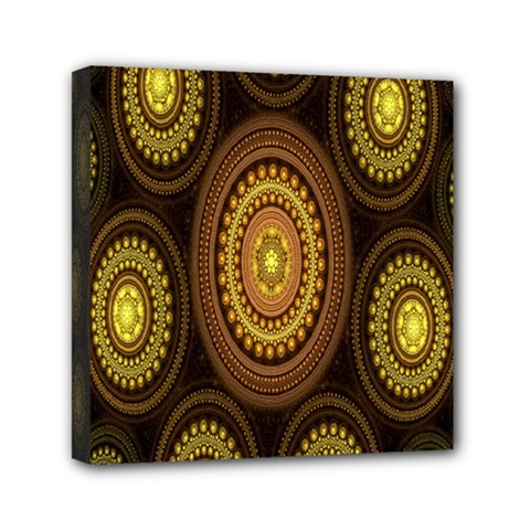 Fractal Mini Canvas 6  X 6  (stretched) by nateshop