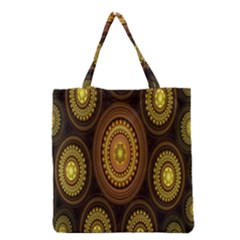 Fractal Grocery Tote Bag by nateshop