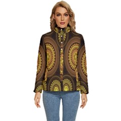 Fractal Women s Puffer Bubble Jacket Coat by nateshop