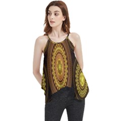 Fractal Flowy Camisole Tank Top by nateshop